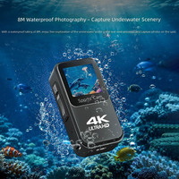 Mini caméra sportive étanche, caméra sportive de poche, caméra sportive 4K 64MP, webcam, logo personnalisé, fournisseur d'usine