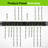 Processeur audio numérique professionnel RAYHAYES R-234, mixeur audio, égaliseur, processeur de signal audio numérique, gain