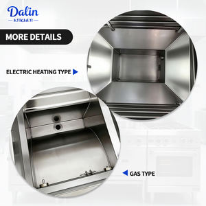 Gewerbliche 2-Tank-Fritteuse Elektrische Fritteuse Freidora Aceite Industrial Friteuse Mehrschichtig für Gebratene Hähnchenflügel und Pommes Frites Kocher - Product Image 5