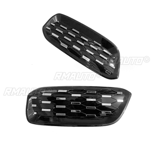 2 pièces Grille de pare-chocs avant argent/noir pour BMW I3 2013-2021, Cache de grille de pare-chocs avant, Autocollant, Accessoires auto - Product Image 5