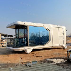 บ้านคอนเทนเนอร์ทรงสี่เหลี่ยมทันสมัยสำหรับใช้เป็นโรงแรม พร้อมดีไซน์หน้าต่างขนาดใหญ่เพื่อพื้นที่ใช้สอยกลางแจ้ง - Product Image 3