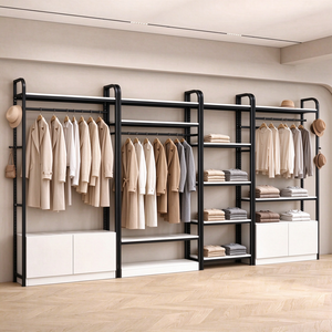 Espositore Pieghevole per Lingerie, Stand per Sfilate di Moda, Scaffali Decorativi per Boutique, Rastrelliera per Esposizione Abbigliamento - Product Image 2