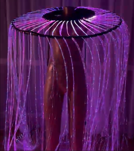 <span class=keywords><strong>Disfraz</strong></span> <span class=keywords><strong>de</strong></span> <span class=keywords><strong>Medusa</strong></span> <span class=keywords><strong>de</strong></span> Fibra Óptica Personalizado <span class=keywords><strong>con</strong></span> <span class=keywords><strong>Luces</strong></span> LED, Vestido Brillante para Actuaciones en Escenarios y Espectáculos Nocturnos - Product Image 4