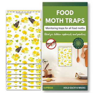 Pièges à mites de cuisine personnalisables avec logo, attractifs aux phéromones non toxiques, pour le contrôle des mites alimentaires, avec plaque collante - Product Image 1