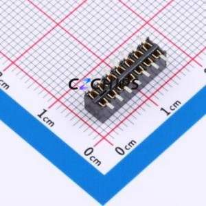 MMS-107-02-L-DV Pin Socket SMD,P=2mm Connector ( Pitch: 2mm )( Row Spacing: 2mm )( Mounting Type: Vertical Mount ) - Product Image 2