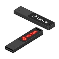 Memoria USB Metálica Popular con Logotipo LED, Memoria USB Plana 3.0