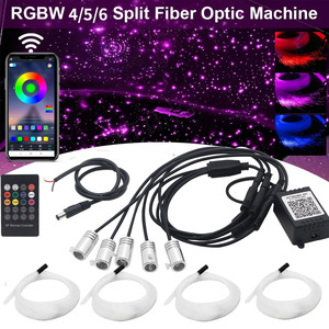 Lumière d'ambiance LED optique intelligente pour voiture, nouveau modèle Star Top avec télécommande, compatible universel, synchronisation musicale, pour Volkswagen - Product Image 5