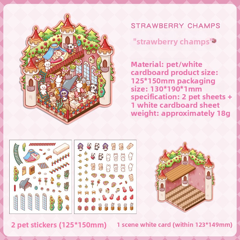 D Champs aux fraises
