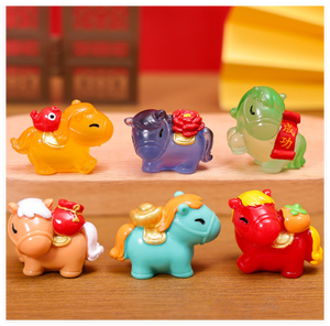 Lote <span class=keywords><strong>de</strong></span> Miniaturas <span class=keywords><strong>de</strong></span> Caballos Chinos 3D para el Año Nuevo Lunar 2026, Regalos <span class=keywords><strong>de</strong></span> Buena Suerte, Cesta <span class=keywords><strong>de</strong></span> <span class=keywords><strong>Navidad</strong></span> para Regalos - Product Image 5