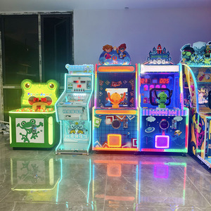 Dễ Thương Ếch Phong Cách Búa Đánh Arcade Trò Chơi Máy Mini Whack Một Nốt Ruồi Cho Đồng Xu Pusher Đồng Xu Hoạt Động - Product Image 1