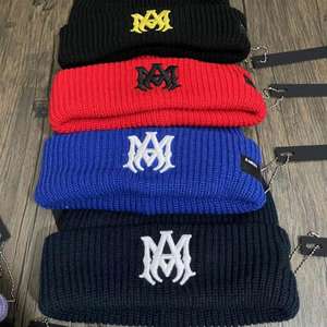 หมวกบีนนี่ไหมพรมถักแบบหนาสำหรับฤดูหนาว ราคาประหยัด ผลิตตามสั่ง 100% ผ้าฝ้าย ดีไซน์เนอร์ สำหรับผู้หญิง ผู้ชาย  พร้อมปักโลโก้ได้ - Product Image 3