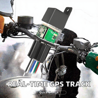 Traceur GPS Moto Mini GAR201 avec Détection ACC et Coupure Moteur, Support PC 2G, Localisateur de Véhicule Caché en Temps Réel, Application Gratuite
