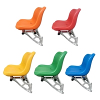 Chaise de stade connectée avec siège en HDPE, pieds en aluminium moulé, anti-UV, imperméable, pour arènes sportives extérieures, couleur personnalisable