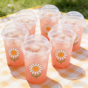 แก้วพลาสติกใสแบบใช้แล้วทิ้งขนาด 16 ออนซ์ พิมพ์ลายได้ตามต้องการ สำหรับเครื่องดื่มเย็น ชาเย็น สมูทตี้ เหมาะสำหรับร้านอาหาร งานปาร์ตี้ ขายส่ง - Product Image 3