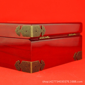 Antique Style Bronze <b>Corner</b> <b>Protectors</b> 39x18mm For Wooden Box Storage Closet Hardware - Product Image 3