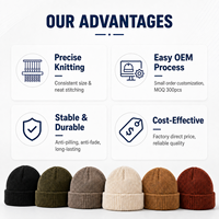 Gorro de Punto Geométrico Unisex para Adultos, 100% Acrílico, con Apliques a Rayas, Gorros de Invierno Personalizados, Gorra Ajustable Informal para Viajes