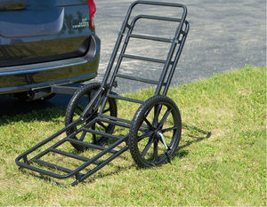 <span class=keywords><strong>Porte</strong></span>-bagages arrière pliable pour voiture, chariot <span class=keywords><strong>à</strong></span> bagages multi-usages <span class=keywords><strong>à</strong></span> deux roues, chariot de transport robuste pour le camping et les voyages - Product Image 5