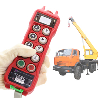 Control Remoto Industrial Inalámbrico a Prueba de Agua IP67 de 8 Botones y Doble Velocidad para Grúa Eléctrica con Cadena