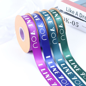 Nuevo diseño letras inglesas colorido regalo cinta flores embalaje decoración floristería ramo corbatas varios <span class=keywords><strong>colores</strong></span> - Product Image 5