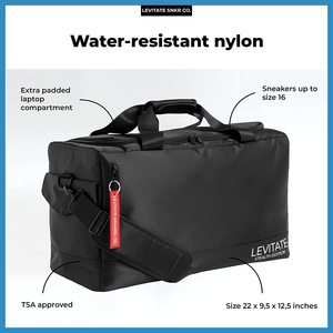 Sac de sport pour baskets d'usine avec 3 séparateurs réglables, sacs de sport, sacs à chaussures pour les voyages - Product Image 2