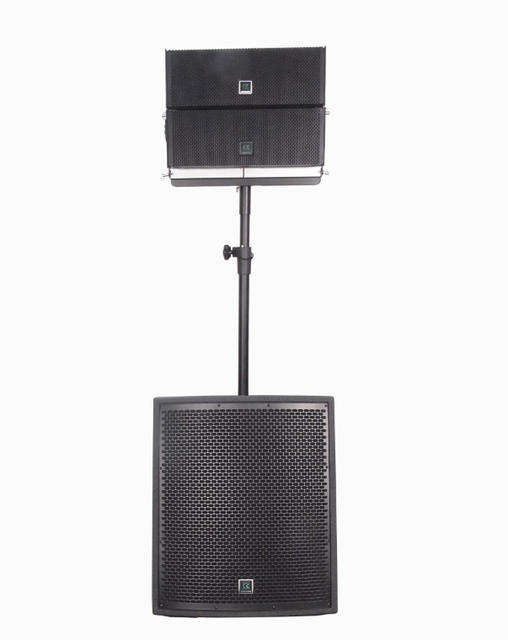 Active Speaker Column 1200W RMS DSP Professional Audio System for Church & Large Venues