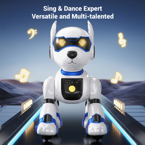 Nouveauté : Chien robot intelligent R27 à commande vocale, en plastique ABS, animal électronique, jouet interactif pour l'éducation précoce des enfants - Product Image 3