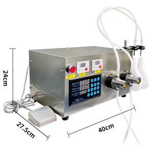 Machine de remplissage de liquides de bureau intelligente et de haute précision pour l'embouteillage de liquides, idéale pour l'emballage de coupes et de bouteilles d'essences alimentaires - Product Image 4