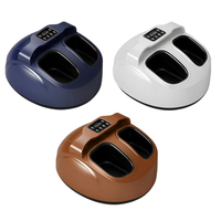 Masseur électrique pour les pieds avec chaleur, compression d'air, shiatsu, pétrissage profond pour soulager les pieds à domicile