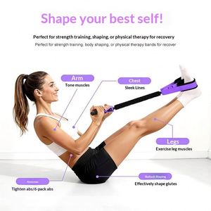 Banda de Resistencia con Pedales para Ejercicios de Piernas, para Hombres y Mujeres, Entrenamiento de Fuerza, Cuerda Elástica, Modelo TD-008 - Product Image 2