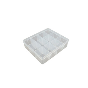 Transparent Plastic Storage <b>Box</b> 12 Compartment Rectangular For Jewelry Parts Fishing Gear Hardware Tools <b>Sewing</b> Kit - Product Image 5