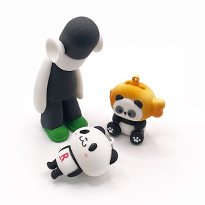 Figurine d'action en silicone, jouet artistique, objet de collection en PVC et caoutchouc, design personnalisé par le fabricant, imprimé en 3D, éco-responsable et léger - Product Image 1