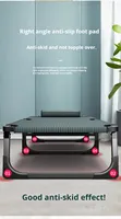 Lit pliant en acier au design moderne, tissu Oxford 600D, invisible, portable, pour bureau, appartement, chambre, salon, camping en plein air