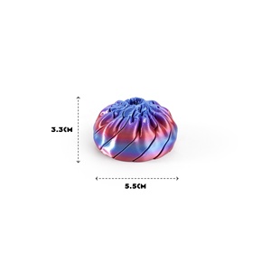 ของเล่นบีบคลายเครียด Feeron 3D Printed Slime Twist Decompression Bun Fidget Toy ของเล่นบิดได้ บรรเทาความเครียด หลายสี PLA 3.3x5.5 ซม. ของเล่นเสริมพัฒนาการทางประสาทสัมผัส - Product Image 3