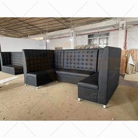 Mobilier de bar / Discothèque / KTV / Salon de chicha - Ensemble de canapés, banquette, sièges en cabine, banquetas BT1047