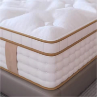 Nouveau matelas de chambre à coucher Dream Sleep, matelas roulé de 12 pouces en mousse à mémoire de forme gel et ressorts ensachés, mousse de polyuréthane