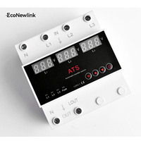 Protecteur de transfert de puissance double ATS/ACS Vaneaims, commutateur de transfert à trois puissances, affichage numérique LED FXB-ATS-2R/3D/4D/5D 100A 220V PC