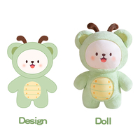 Poupées et jouets en peluche personnalisés avec rembourrage en coton PP, tailles personnalisées pour les personnages