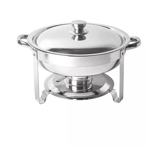 เตาอุ่นอาหารสแตนเลสทรงกลมแบบใช้แอลกอฮอล์ ยี่ห้อ Hufa สำหรับโรงแรมและร้านอาหาร - Product Image 5