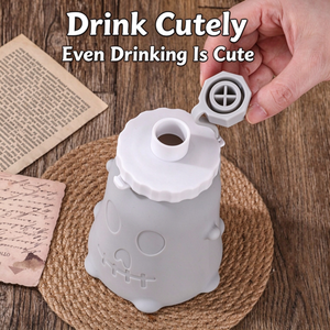 Botella Plegable de Silicona de 500 ml, Ecológica, Ligera, con Diseño de Fantasma de Halloween, a Prueba de Fugas, Portátil, para Beber Directamente, para Actividades al Aire Libre - Product Image 6
