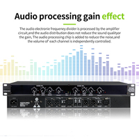 Processeur audio numérique professionnel RAYHAYES R-223, mixeur audio, égaliseur, signal audio numérique