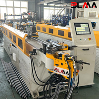 Machine de cintrage de tuyaux à induction haute fréquence 38CNC-2A1S, plieuse de tuyaux ronds en cuivre CNC pour la construction et les machines agricoles