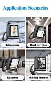 Téléphone IP de qualité Conférence de bureau intelligent utiliser plusieurs scènes écran tactile <span class=keywords><strong>VOIP</strong></span> fonctionnel WiFi Bluetooth SIP téléphone Android - Product Image 6