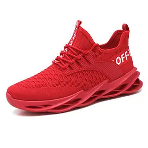 All'ingrosso 2023 Fashion Sneakers uomo Logo personalizzato Fly Knitting scarpe da corsa sportive leggere per la corsa