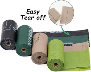 Wholesale Custom Logo Earth Friendly High Quality Biodegradable Waste Pet Dog Poop <b>Bags</b> <b>Compostable</b> - Product Image 2
