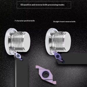ตัวยึดเครื่องมือหมุนภายนอกแบบทรงกระบอกชนิดก้านสูบแบบ HRC42-60เคลือบสีดำสำหรับกลึง CNC - Product Image 3