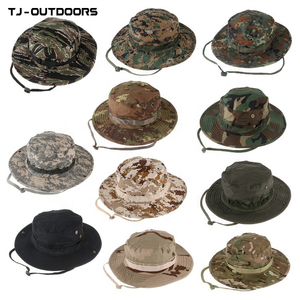 Nylon al aire libre Camo Casual Sombrilla Sombrero de ala redonda Tactical Skirmish Sports Cap - Product Image 6