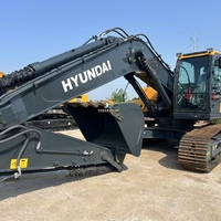 Modèles d'excavatrices sur chenilles hydrauliques Hyundai 305 de 30 tonnes, best-sellers haut de gamme, 215, 220, 210, en promotion à prix réduit