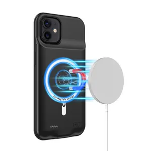 Factory Price New Design Best Selling Wireless Magnetic Phone Case Charger Power Bank For IPhone 13
