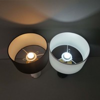 Lámpara de Mesa Moderna Recargable con Pantalla de Tela, Base de Mármol, Atenuación Táctil, 3 Colores, Luz Nocturna USB para Dormitorio, Mesita de Noche, Sala de Estar