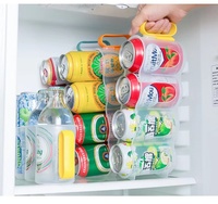 Boîte de rangement pour Soda, bouteille de boisson, pratique, distributeur transparent, organisateur de rangement pour réfrigérateur de cuisine